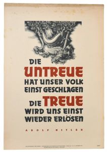 Wochenspruch der NSDAP (week 42,1942)