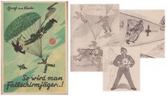 Period 'So wird man Fallschirmjäger' Sketchbook 1943