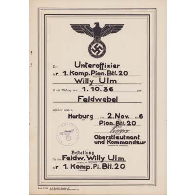 1.Kp.Pion.Btl.20 Promotion Document 1936