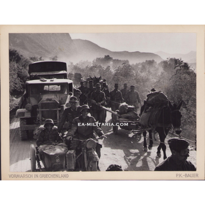 'Vormarsch in Griechenland' Gebirgsjäger Photo