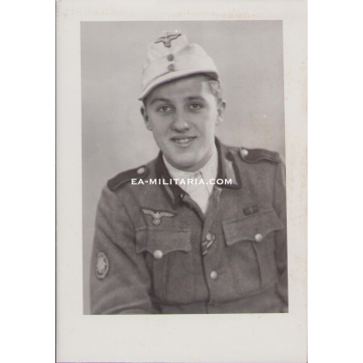 Gebirgsjäger with Summer Cap Photograph