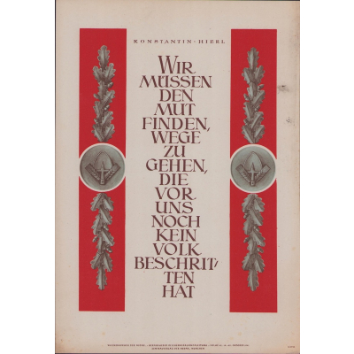 Wochenspruch der NSDAP (Week 43, 1941)