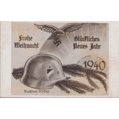 Unit Marked Luftwaffe Christmas Card 1939/40