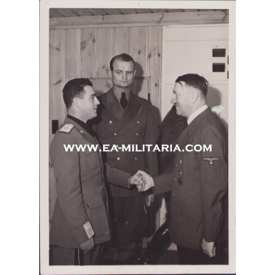 Aldo Vidussoni Visits A.Hitler Press Photo