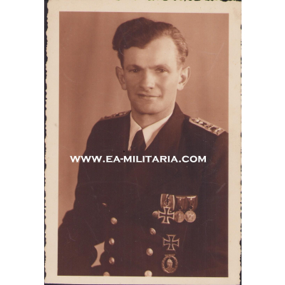 Decorated Kriegsmarine Stabsobfw. Portrait 
