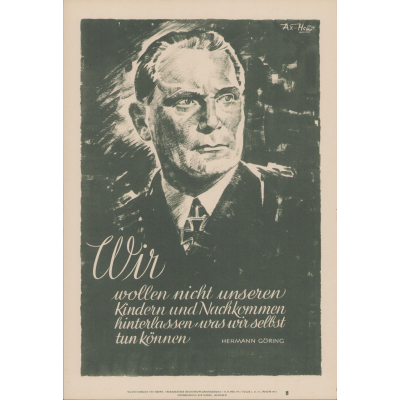 Wochenspruch der NSDAP (week 3,1943)