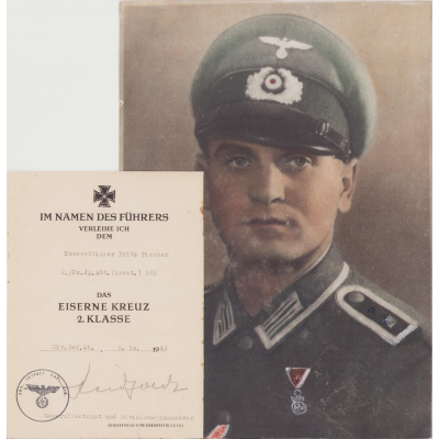 Pz.Jg.Abt.(kroat) 369 EKII + Portrait Set