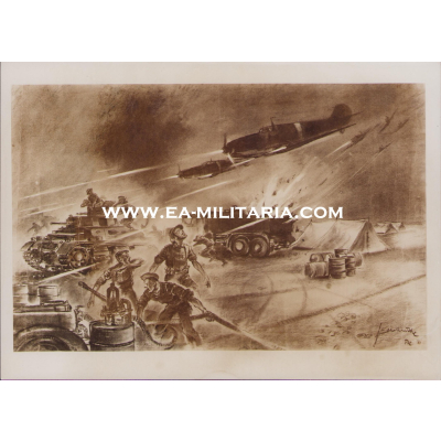 Tiefangriff Sketch Press Photo 1941