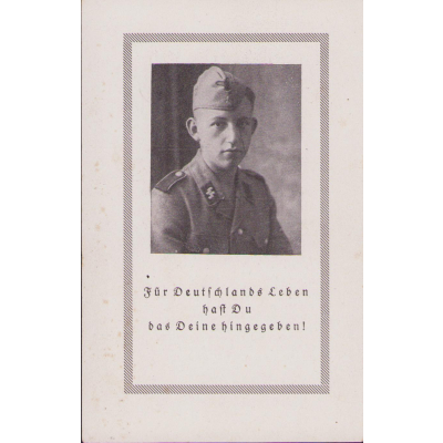 Waffen-ᛋᛋ Death Notice 1944 (Poland)