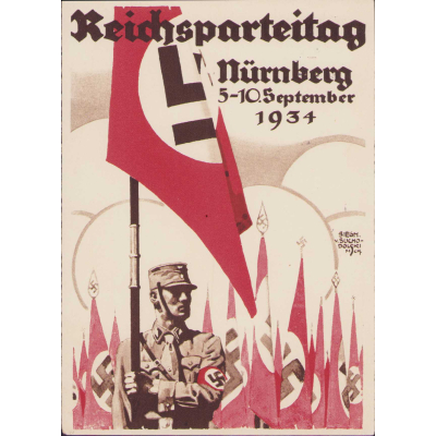 'Reichsparteitag Nürnberg 5-10 Sept. 1934' Postcard