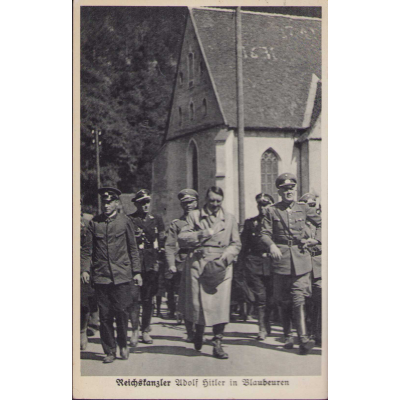 Reichskanzler A.Hitler in Blaubeuren Postcard