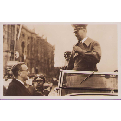 Seiß-Inquart begrußt den Führer Postcard