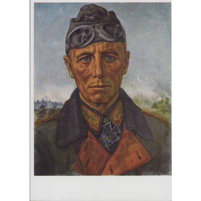 W.Willrich 'Erwin Rommel' Postcard