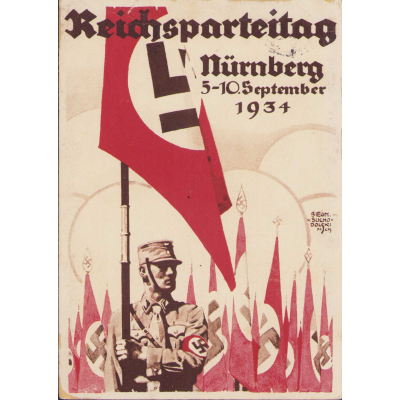 'Reichsparteitag Nürnberg 5-10 Sept. 1934' Postcard