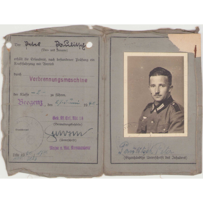 Geb.Kf.Ers.Abt.18 Führerschein