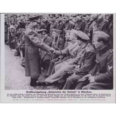 'Bekenntnis der Heimat' Bilderkasten Press Photo