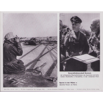 'General Rommel' Bilderkasten Press Photo