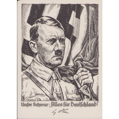 'Alles für Deutschland!' Postcard 1940
