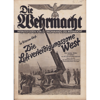 'Die Wehrmacht 1 Februar 1939' Magazine