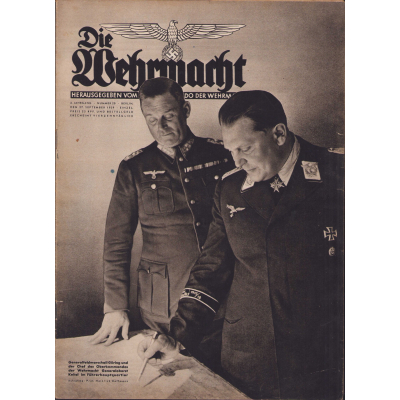 'Die Wehrmacht 27.Sept.1939' Magazine