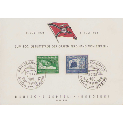 Deutsche Zeppelin-Rederei Postcard