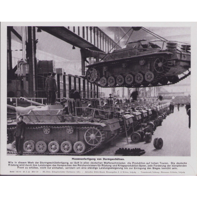 'Massenanfertigung von Sturmgeschützen' Bilderkasten Press Photo
