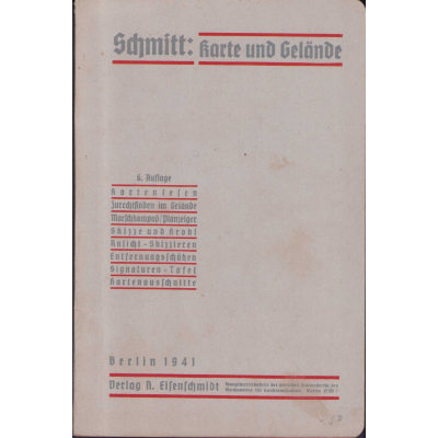 Karte und Gelände' Instruction Booklet (1941)