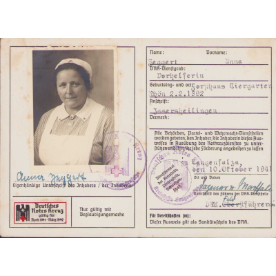 DRK Personal-Ausweis Vorhelferin