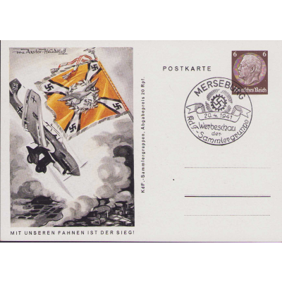 'Flieger' KdF-Sammlergruppen Postcard 