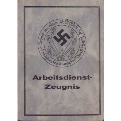RADwJ Arbeitsdienst-Zeugnis 1935