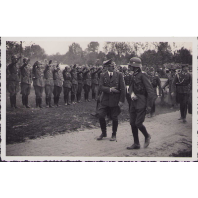 Adolf Hitler Visiting Troops in Poland Photo