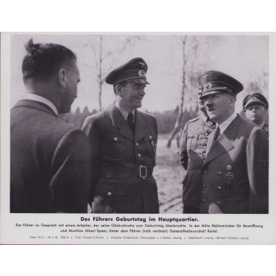 'Führers Geburtstag' Bilderkasten Press Photo