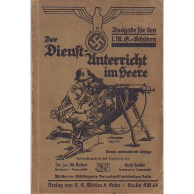 Early Wehrmacht s.MG Reibert Handbook 1937