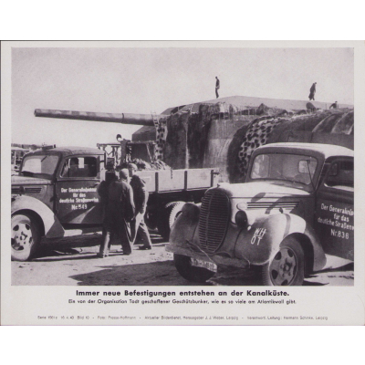 'Bunker an der Kanalküste' Bilderkasten Press Photo