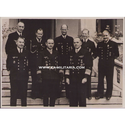 Ritterkreuzträger Admiral Ciliax Press Photo