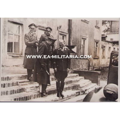 Feldmarschall Kesselring & General Loerzer Press Photo