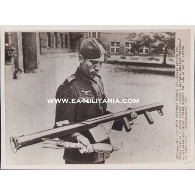 'Captured Bazooka' US Press Photo