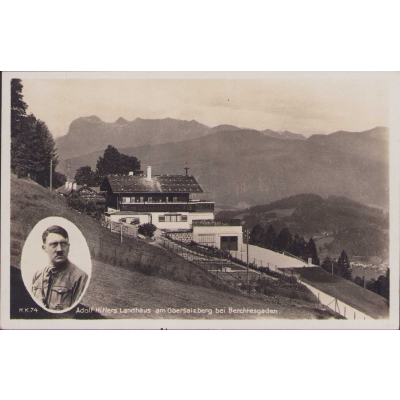 'Adolf Hitlers Landhaus am Obersalzberg' Postcard