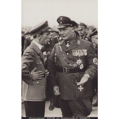 'Göring & Dr.Goebbels' Postcard