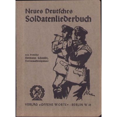 Mint 'Neues Deutsches Soldatenliederbuch' 1935