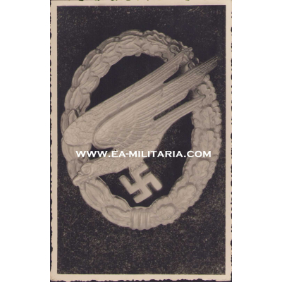 Fallschirmschützen Abzeichen Postcard