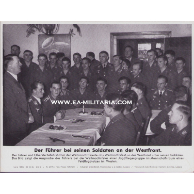 'Führer bei seinen Soldaten' Bilderkasten Press Photo