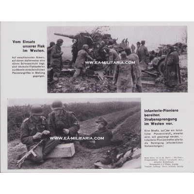 'Flak im Westen' Bilderkasten Press Photo