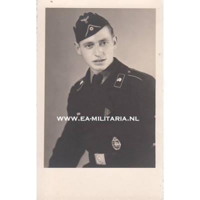 Panzer Portrait with Panzerkampfabzeichen