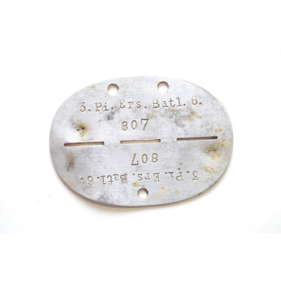 3./Pi.Ers.Btl.6 Erkennungsmarke