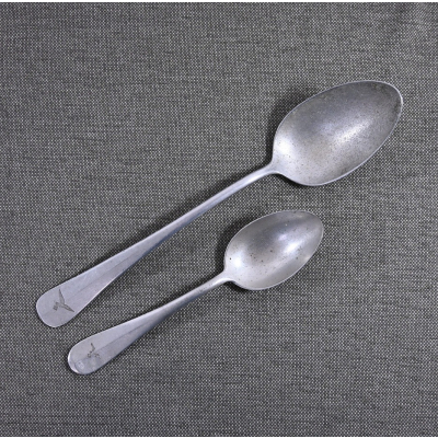 Large Aluminium LW Serving Spoon (1939)