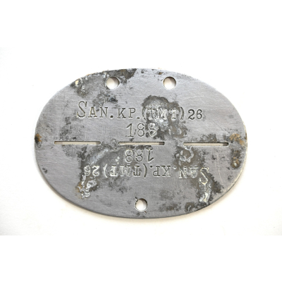 San.Kp.(TMT) 26 Erkennungsmarke (26.Inf.-Div.)