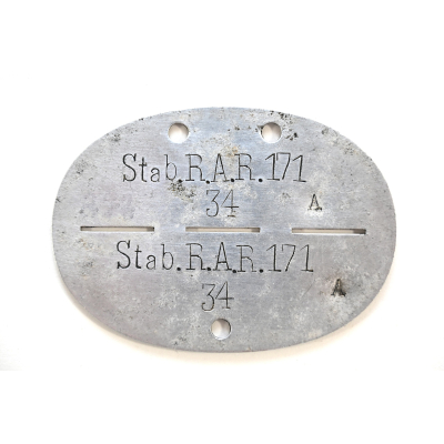 Stab Res Art.Rgt.171 Erkennungsmarke