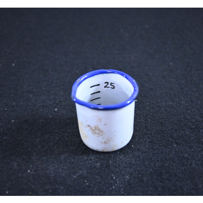 25cc Enameled Medical Measuring Cup