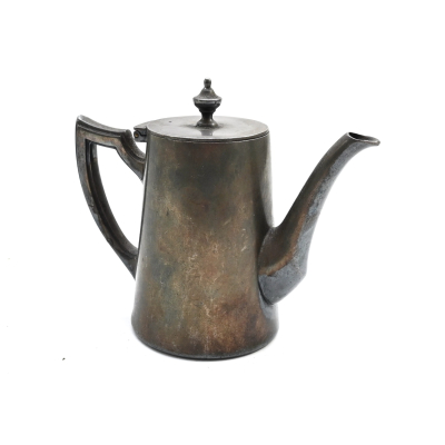 Rare Silver-plated 'Heereserholungsheim' Coffee Pitcher